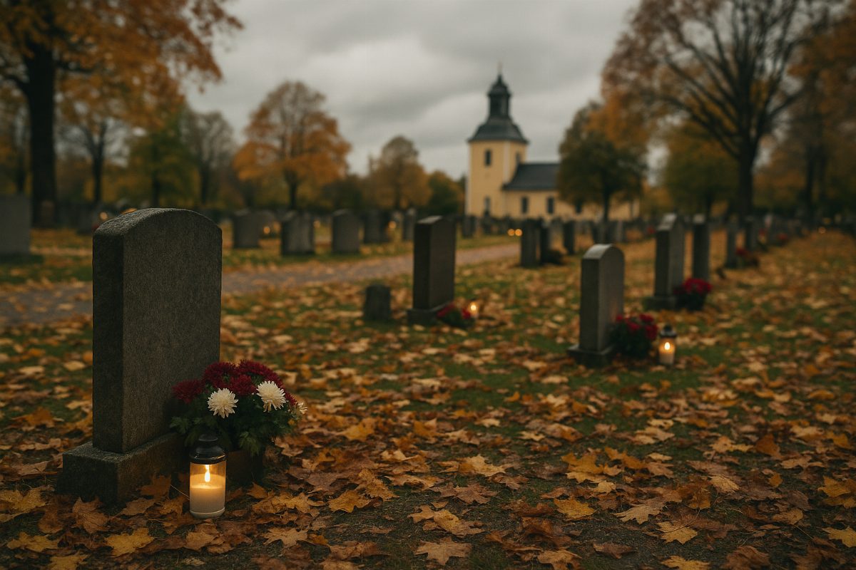 Förberedelser inför Allhelgonahelgen
